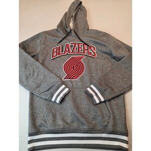 portland trail blazers Ultra‎ Game Mens Medium  Long Sleeve Hooded Sweatshirt